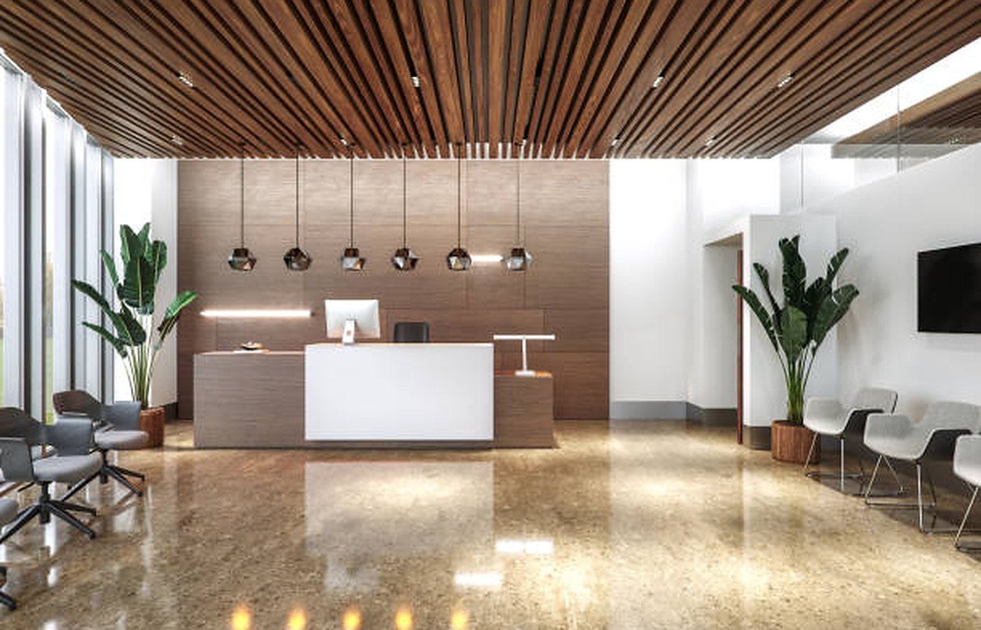 A bright, welcoming medical consultation room